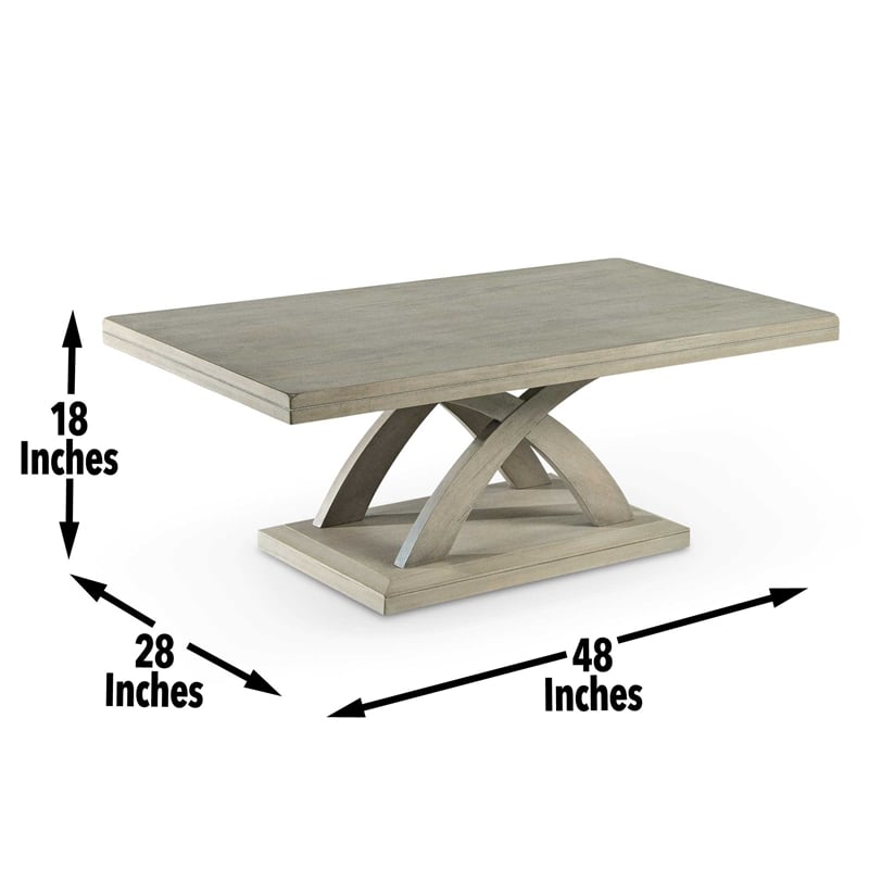 Steve Silver Jocelyn End & Coffee Table in Grey