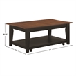 Steve Silver Joplin 3PC Coffee & End Table Set in Brown