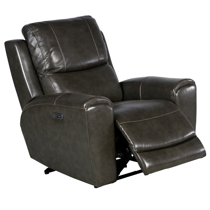 Steve Silver Laurel 3pc Power Reclining Sofa Set in Grey