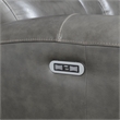 Steve Silver Laurel 3pc Power Reclining Sofa Set in Grey