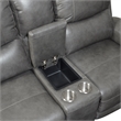Steve Silver Laurel 3pc Power Reclining Sofa Set in Grey