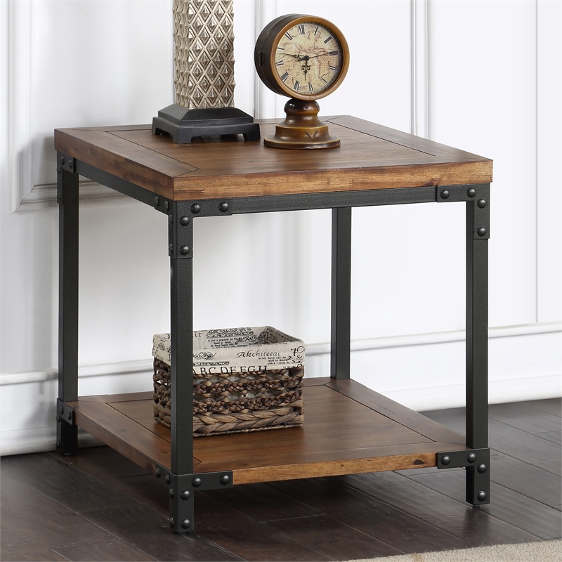 Steve Silver Lantana 3pc Coffee Table Set in Brown