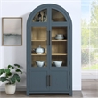 Steve Silver Magnolia Curio in Blue