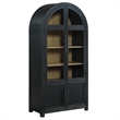 Steve Silver Magnolia Curio in Black