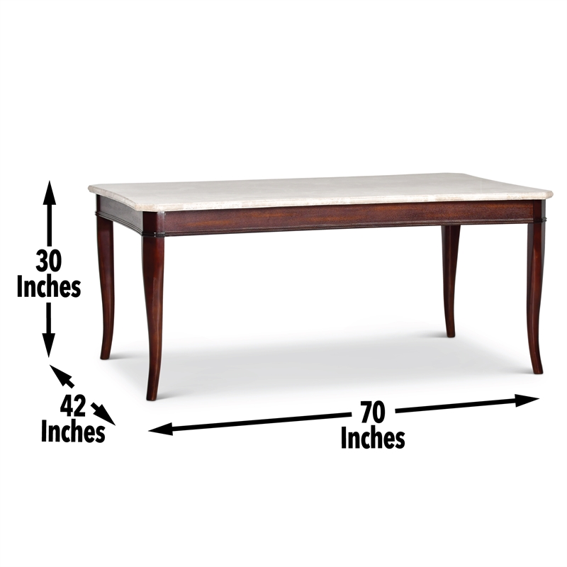 Steve Silver Marseille 5pc Dining Set in Brown