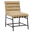 Steve Silver Nicco Vegan Leather Side Chair in Sand