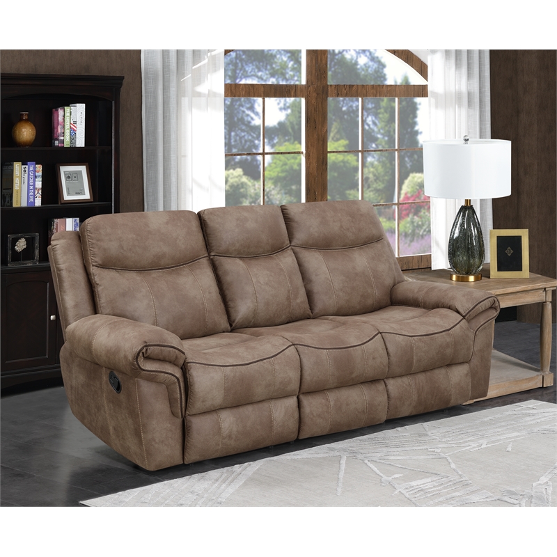 Steve Silver Nashville 3pc Sofa Set in Brown