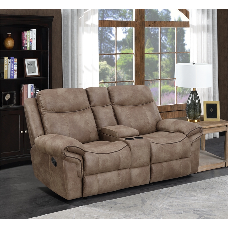 Steve Silver Nashville 3pc Sofa Set in Brown