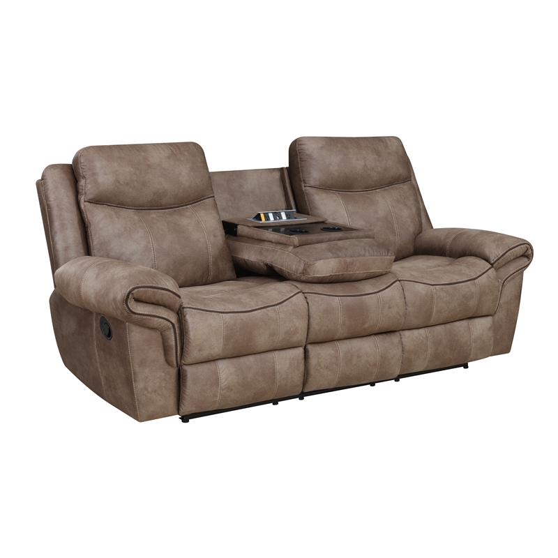 Steve Silver Nashville 3pc Sofa Set in Brown