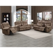 Steve Silver Nashville 3pc Sofa Set in Brown