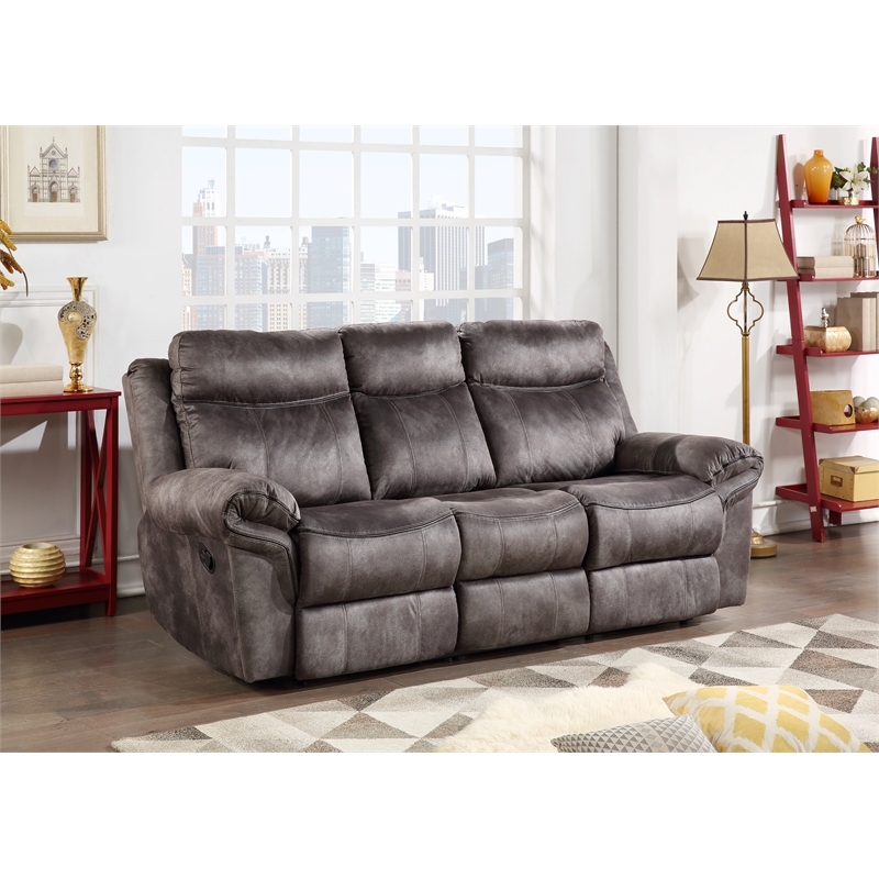 Steve Silver Nashville 3pc Sofa Set in Gray