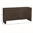 Steve Silver Norvell 4-Door Sideboard in Brown