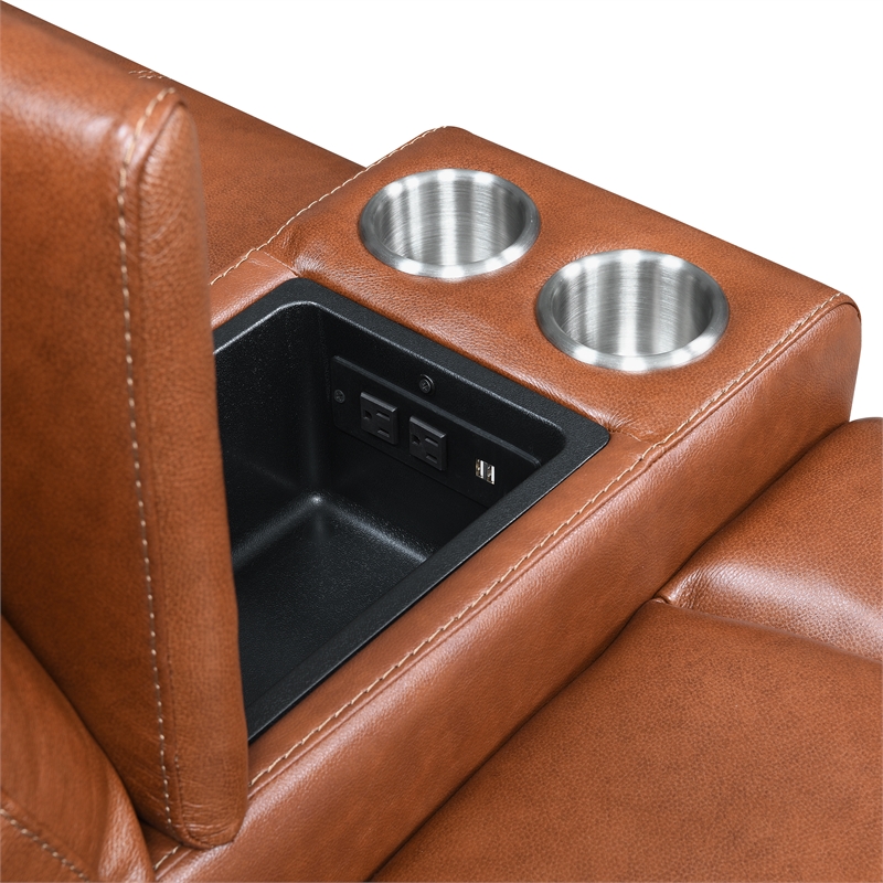 Steve Silver Natalia 3pc Sofa Set in Brown