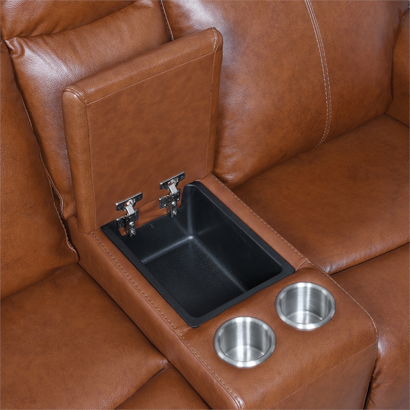 Steve Silver Natalia 3pc Sofa Set in Brown