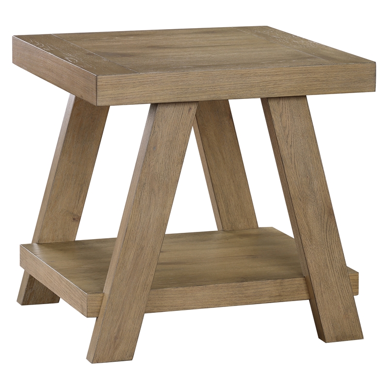 Steve Silver Orinda End Table in Brown