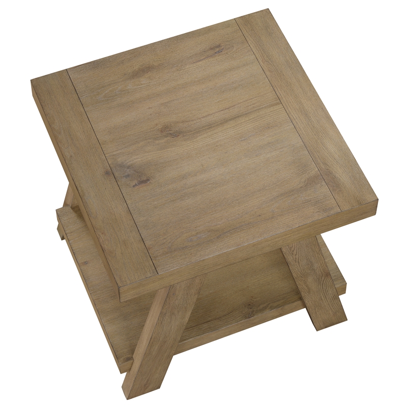 Steve Silver Orinda End Table in Brown