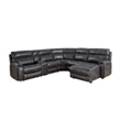 Steve Silver Provo 6PC Sectional Sofa in Gray
