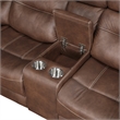 Steve Silver Rudger 3-Piece Sectional Sofa in Brown