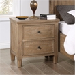 Steve Silver Riverdale 3 pc King Bedroom Set(2 NS+Bed) in Brown