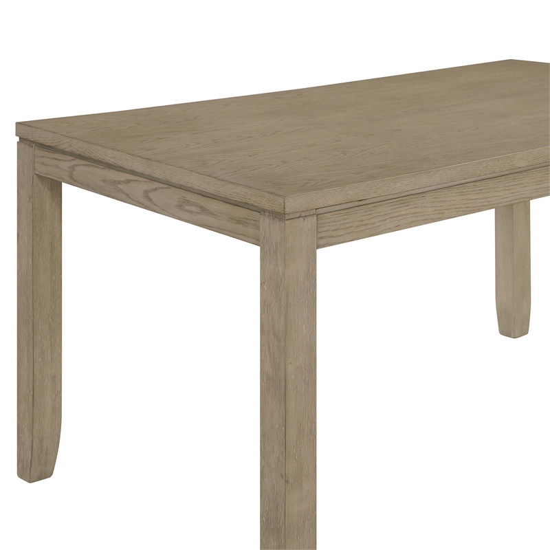 Steve Silver Yorktown Sand 7PC Dining Set in Brown