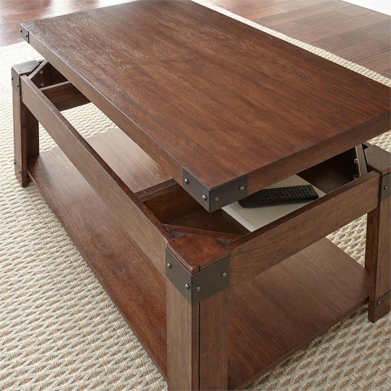 Steve Silver Arusha 3pc Coffee End Table in Brown
