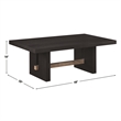 Steve Silver Aubrey 3-Piece Coffee & End Table Set Black