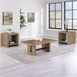 Steve Silver Aubrey 3-Piece Coffee & End Table Set Brown