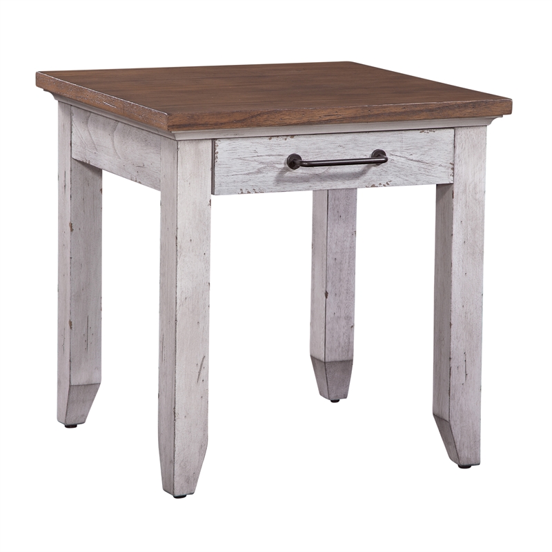 Steve Silver Bear Creek 3pc Coffee End Table Set in White