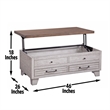 Steve Silver Bear Creek 3pc Coffee End Table Set in White