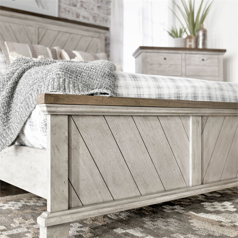 Steve Silver Bear Creek 5pc King Bedroom Set in Gray