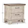 Steve Silver Bear Creek 6pc King Bedroom Set in Gray