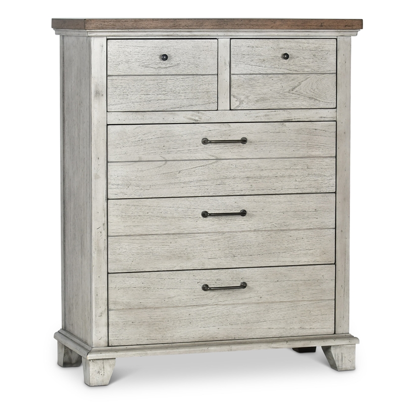 Steve Silver Bear Creek 6pc King Bedroom Set in Gray