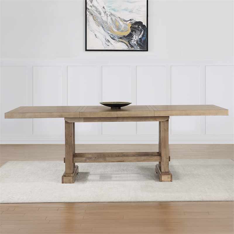 Steve Silver Napa 7-Piece Counter Dining Set in Sand