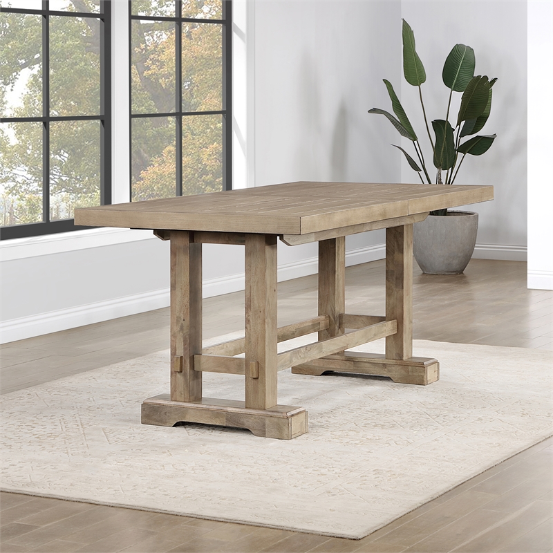 Steve Silver Napa 7-Piece Counter Dining Set in Sand