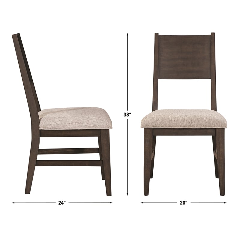 Steve Silver Norvell 5pcs Dining Set (T+4S) in Brown
