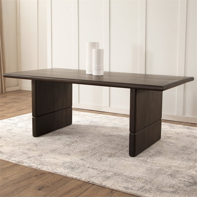Steve Silver Norvell 5pcs Dining Set (T+4S) in Brown