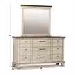 Steve Silver Bear Creek 5pc Queen Bedroom Set in White