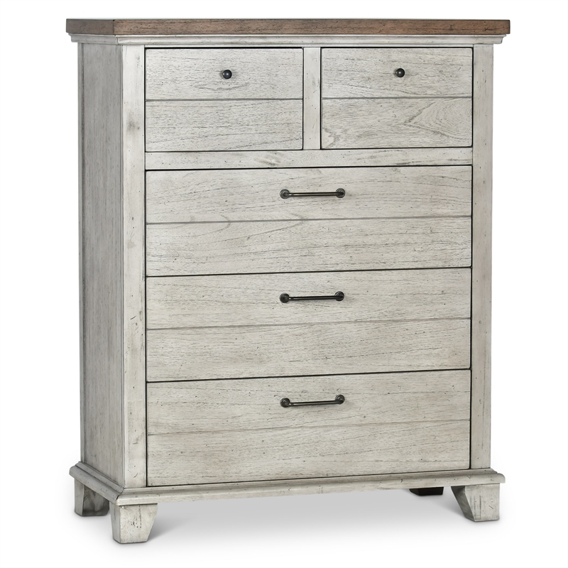 Steve Silver Bear Creek 6pc Queen Bedroom Set in Gray