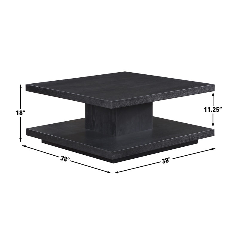 Steve Silver Canyon Black 3pc Coffee & End Table Set