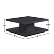 Steve Silver Canyon Black 3pc Coffee & End Table Set