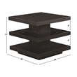 Steve Silver Canyon Black 3pc Coffee & End Table Set