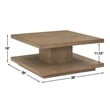 Steve Silver Canyon Brown 3pc Coffee & End Table Set
