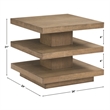 Steve Silver Canyon Brown 3pc Coffee & End Table Set