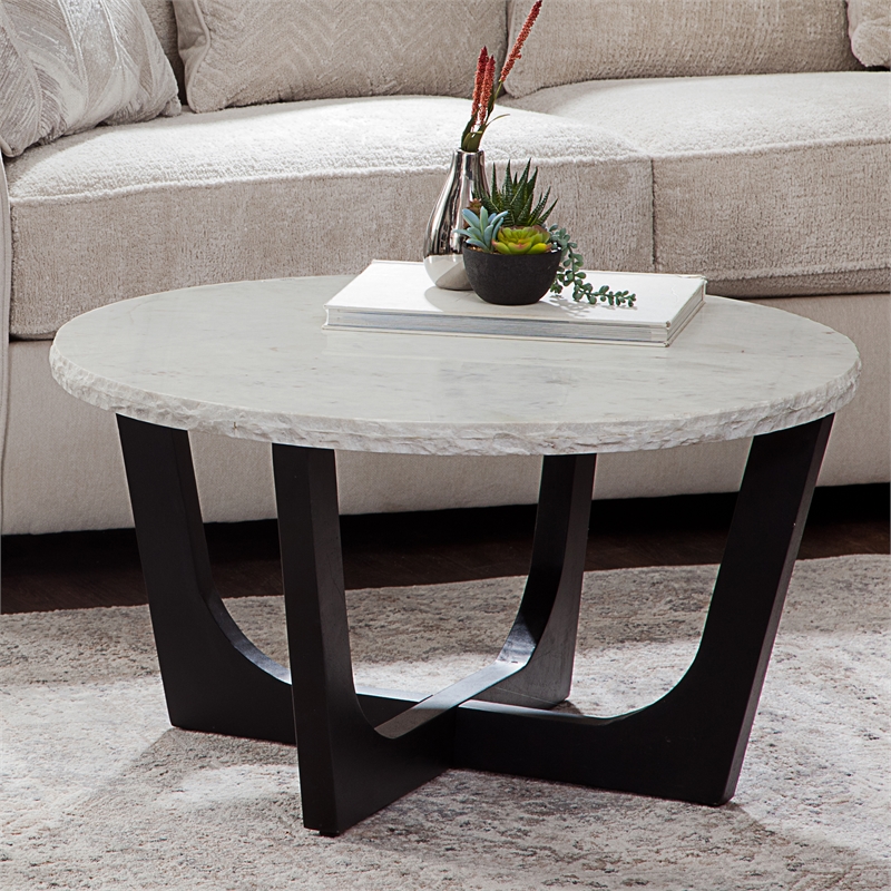Steve Silver Chrissy 3-Piece Coffee & End Table Set in Black