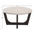 Steve Silver Chrissy 3-Piece Coffee & End Table Set in Black