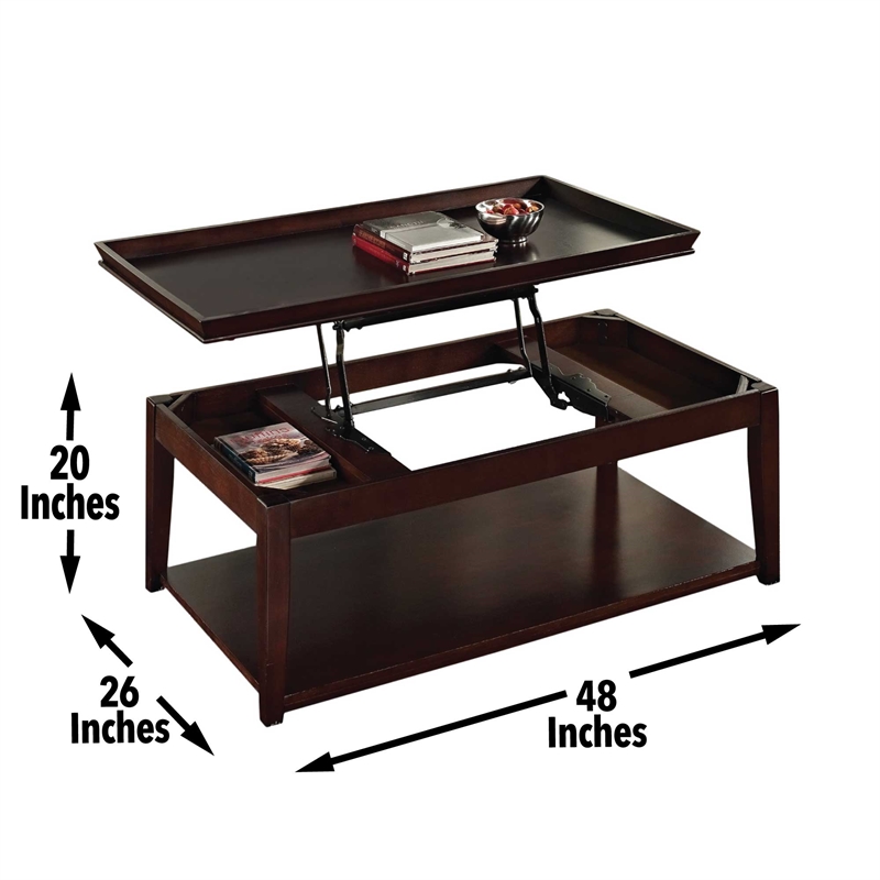 Steve Silver Clemson 3pc Coffee Table Set in Brown