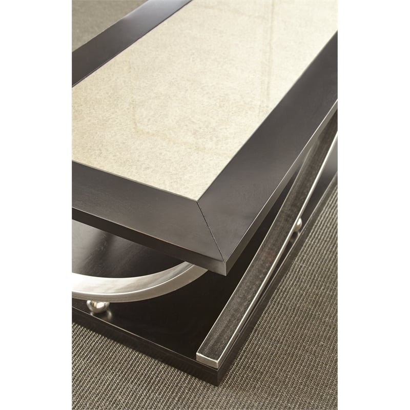 Steve Silver Ramsey 3pc Coffee & End Table Set in Brown