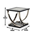 Steve Silver Ramsey 3pc Coffee & End Table Set in Brown
