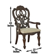 Steve Silver Royale 10pc Dining Set in Brown