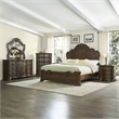 Steve Silver Royale Queen 6PC Bedroom Set in Brown
